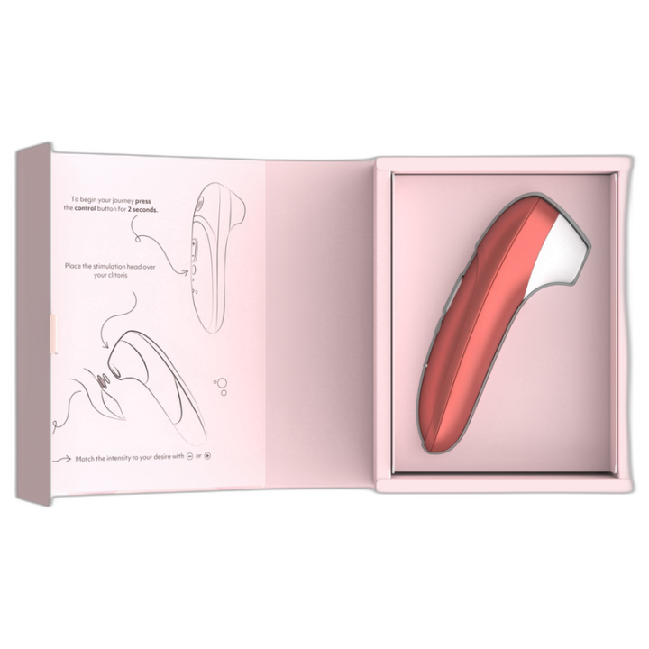 WOMANIZER - ESTIMULADOR CLITORIANO DE SUCÇÃO PROFISSIONAL COM 11 NÍVEIS DE INTENSIDADE - VERMELHO BORDEAUX