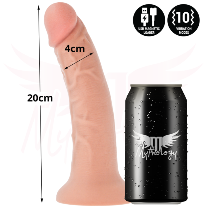 MYTHOLOGY - ASHER ORIGINAL DILDO M - VIBRADOR COMPATÍVEL COM A TECNOLOGIA WATCHME WIRELESS