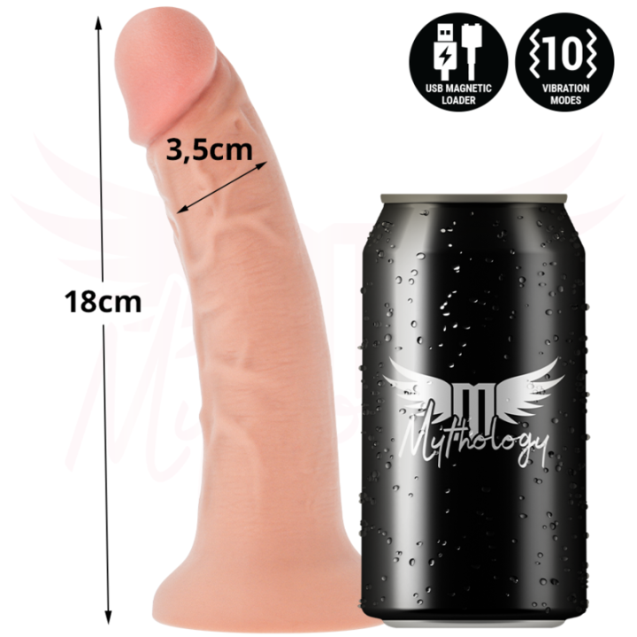 MYTHOLOGY - ASHER ORIGINAL DILDO S - VIBRADOR COMPATÍVEL COM A TECNOLOGIA WATCHME WIRELESS
