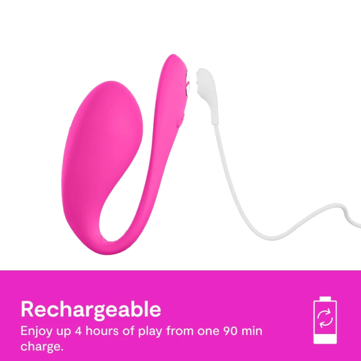 WE-VIBE - JIVE 2 VIBRADOR DE OVO VESTÍVEL ROSA ELÉTRICO