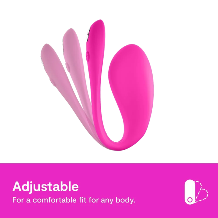 WE-VIBE - JIVE 2 VIBRADOR DE OVO VESTÍVEL ROSA ELÉTRICO