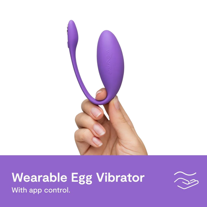 WE-VIBE - JIVE LITE VIBRADOR DE OVO VESTÍVEL CONTROLADO POR APLICATIVO ROXO