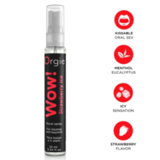 ORGIE - UAU! SPRAY BUCAL DE MORANGO GELADO 10 ML