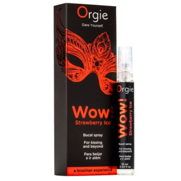 ORGIE - UAU! SPRAY BUCAL DE MORANGO GELADO 10 ML