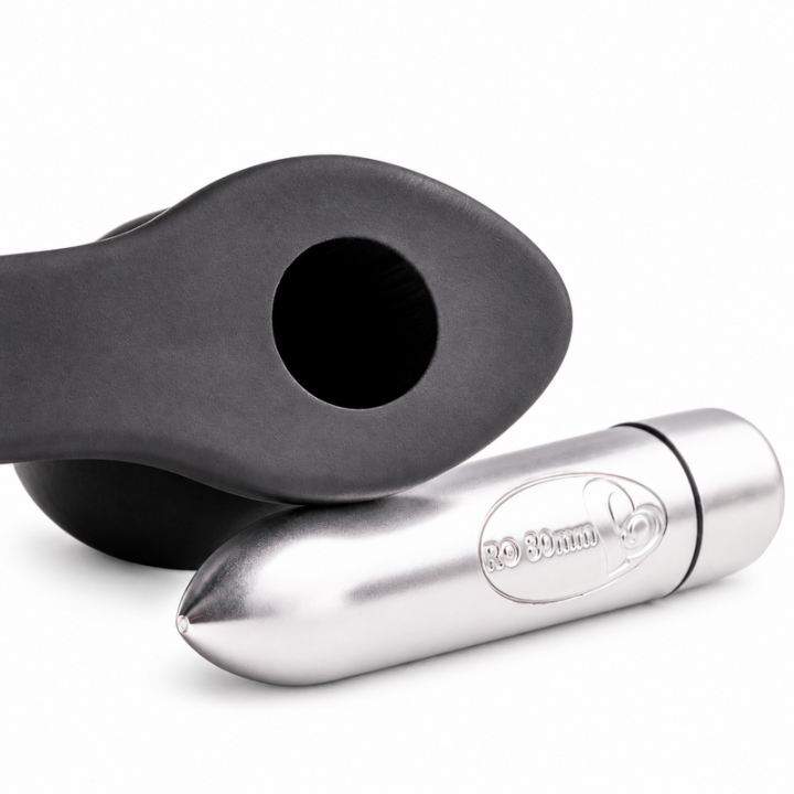 ROCKS-OFF - VIBRADOR DE PRÓSTATA RO-ZEN COM ANEL DUPLO E 7 VELOCIDADES - PRETO ÔNIX