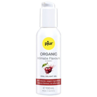 PJUR - GEL ORAL DELICIOSO COM SABORES ÍNTIMOS DE CEREJA ORGÂNICOS 100 ML