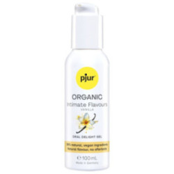 PJUR - GEL ORAL DELICIOSO COM SABORES ÍNTIMOS DE BAUNILHA ORGÂNICOS 100 ML