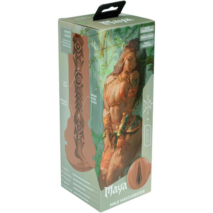 KIIROO - MAYA WILD LIFE MASTURBADOR MASCULINO VAGINAL REALISTA