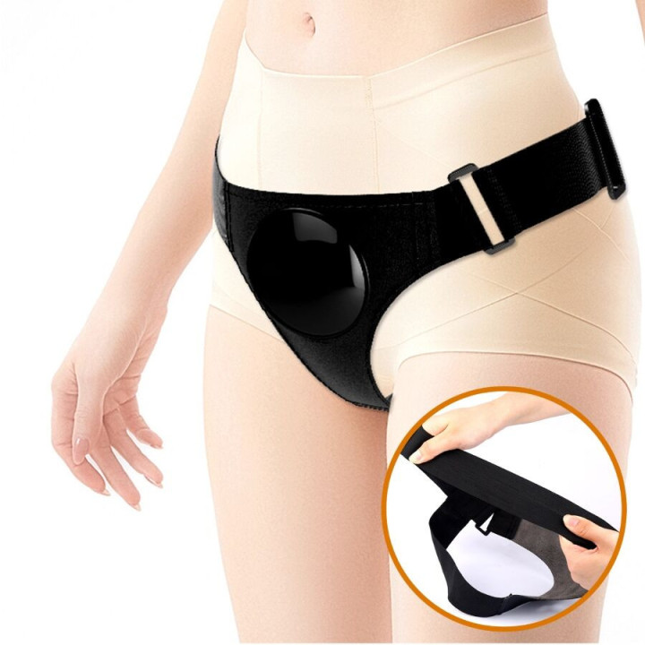 PRETTY LOVE - CALCINHA UNIVERSAL COM DILDO VIBRATÓRIO E SQUIRTING 15.5 CM MULATO