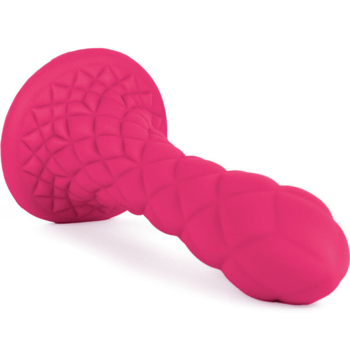 SILEXD - DREAMY DILDO FANTASY SILICONE LÍQUIDO TERMORATIVO FÚCSIA 18.5 CM