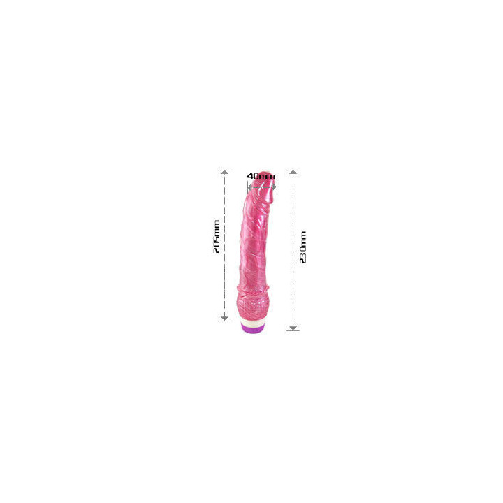 BAILE - VIBRADOR VERMELHO REALISTA 23 CM