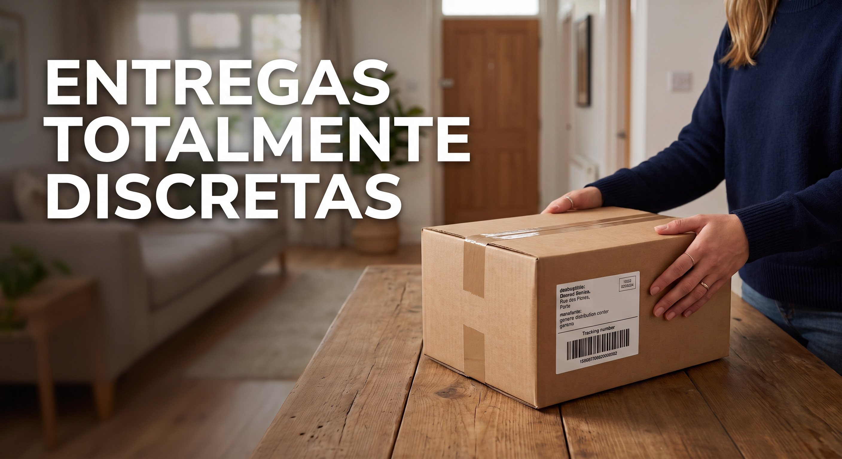 Privacidade absoluta: Embalagens 100% discretas e entregas rápidas