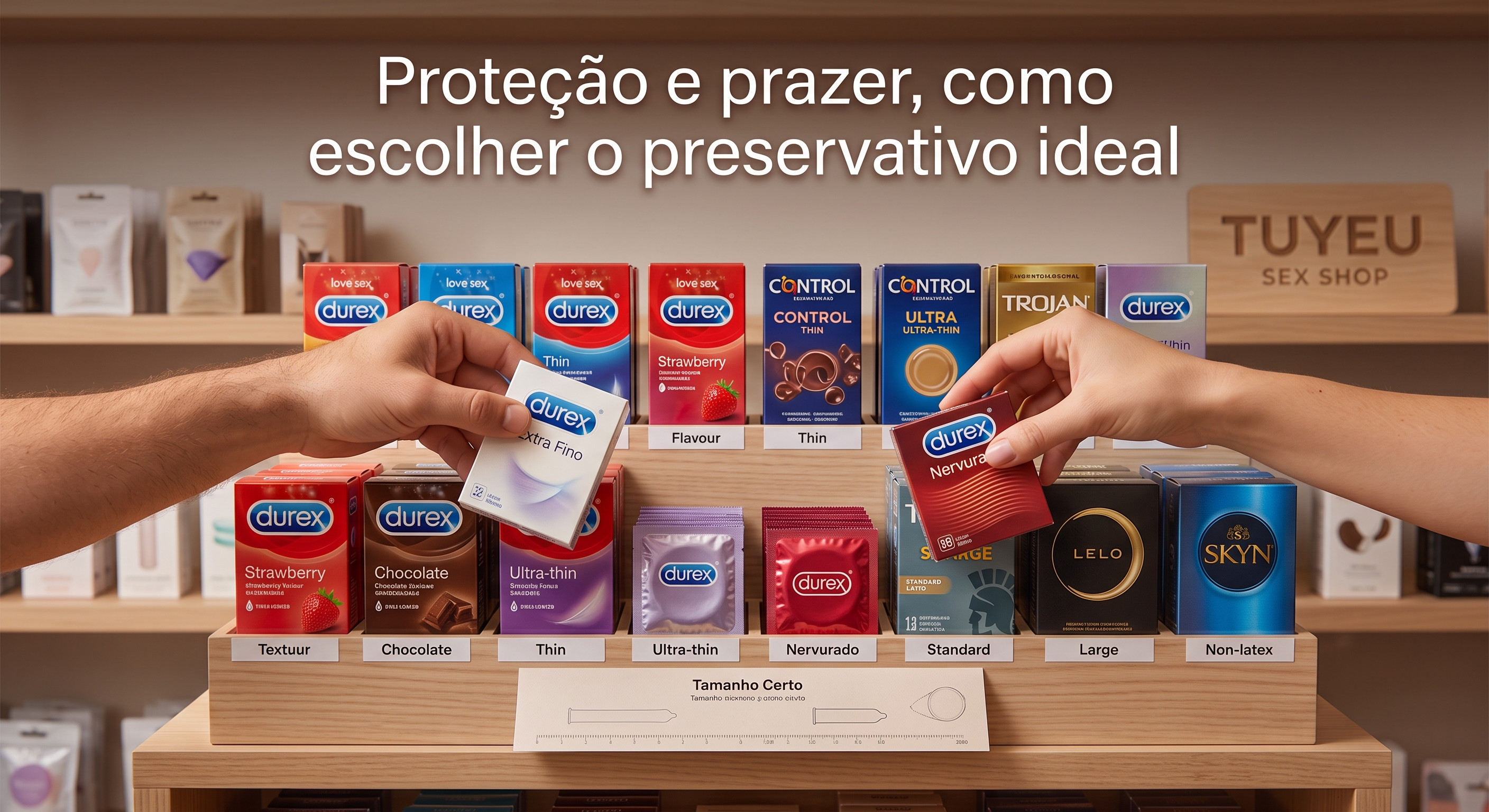 Proteção e prazer, como escolher o preservativo ideal